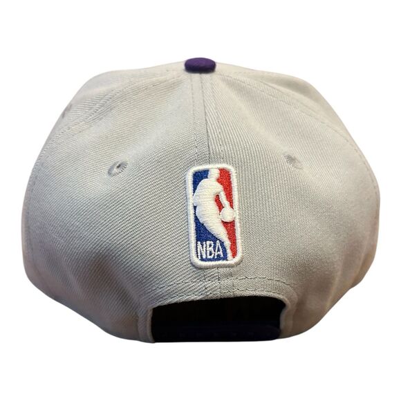 Los Angeles Lakers Big Logo New Era 9FIFTY NBA Tip Off Snapback Cap Hat - Picture 6 of 13